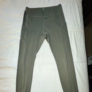 American Tall Olive Green Pocket Leggings